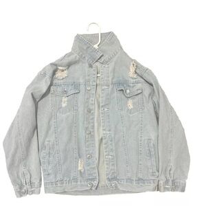 Men’s Ripped Jean Jacket